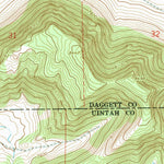 United States Geological Survey Crouse Reservoir, UT (1967, 24000-Scale) digital map