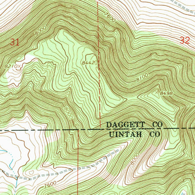 United States Geological Survey Crouse Reservoir, UT (1967, 24000-Scale) digital map