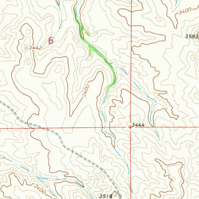 United States Geological Survey Crow Agency NE, MT (1967, 24000-Scale) digital map