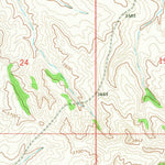 United States Geological Survey Crow Agency NE, MT (1967, 24000-Scale) digital map