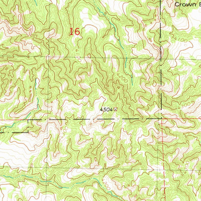 United States Geological Survey Crow Butte, NE (1980, 24000-Scale) digital map