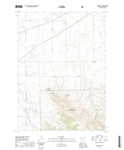 United States Geological Survey Crow Butte, NE (2021, 24000-Scale) digital map