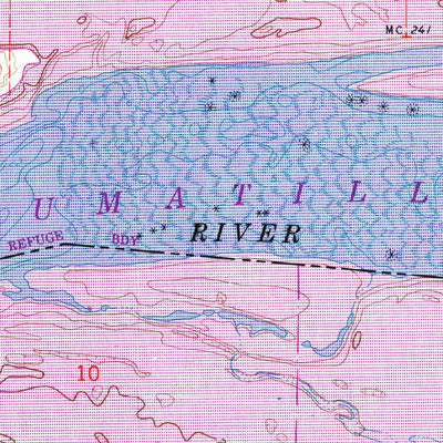 United States Geological Survey Crow Butte, WA-OR (1962, 24000-Scale) digital map