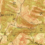 United States Geological Survey Crow Creek, WY-ID (1915, 62500-Scale) digital map