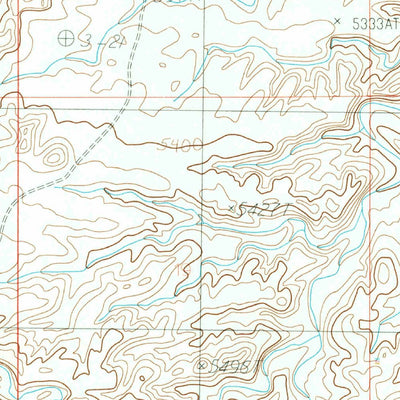 United States Geological Survey Crow Knoll, UT (1985, 24000-Scale) digital map