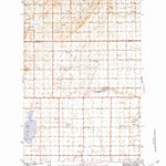 United States Geological Survey Crow Lake, SD (1942, 62500-Scale) digital map