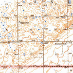 United States Geological Survey Crow Lake, SD (1942, 62500-Scale) digital map