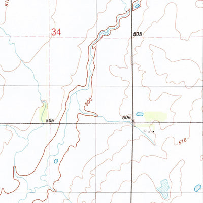 United States Geological Survey Crow Lake, SD (1982, 25000-Scale) digital map