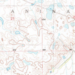 United States Geological Survey Crow Lake, SD (1982, 25000-Scale) digital map