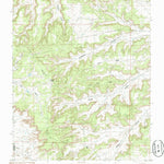 United States Geological Survey Crow Mesa East, NM (1985, 24000-Scale) digital map