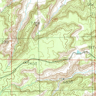 United States Geological Survey Crow Mesa East, NM (1985, 24000-Scale) digital map