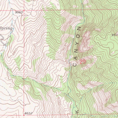 United States Geological Survey Crow Mountain, WY (1967, 24000-Scale) digital map