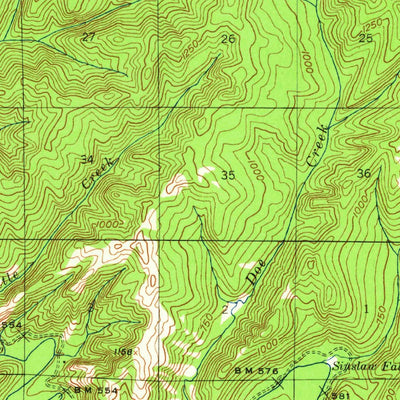 United States Geological Survey Crow, OR (1942, 62500-Scale) digital map