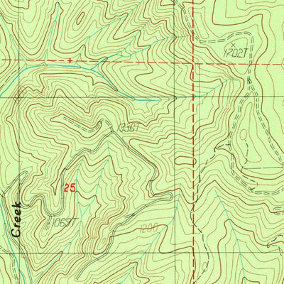 United States Geological Survey Crow, OR (1984, 24000-Scale) digital map