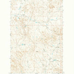 United States Geological Survey Crow Springs, MT (1973, 24000-Scale) digital map