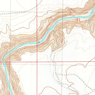 United States Geological Survey Crowbar Gulch, ID (1980, 24000-Scale) digital map