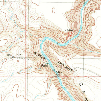 United States Geological Survey Crowbar Gulch, ID (1980, 24000-Scale) digital map