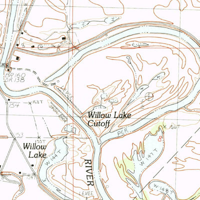 United States Geological Survey Crowder, MS (1982, 24000-Scale) digital map