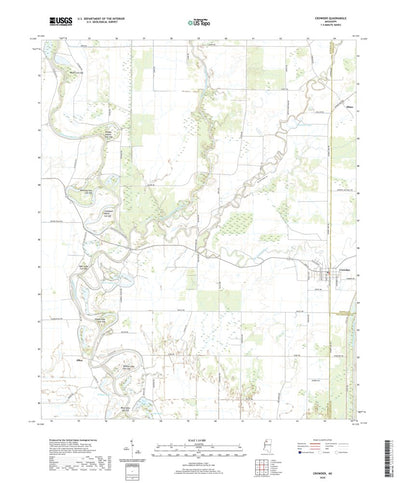 United States Geological Survey Crowder, MS (2020, 24000-Scale) digital map