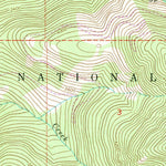 United States Geological Survey Crowell Mountain, MT (1963, 24000-Scale) digital map