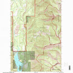 United States Geological Survey Crowell Mountain, MT (1997, 24000-Scale) digital map