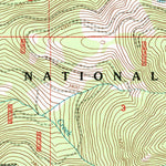 United States Geological Survey Crowell Mountain, MT (1997, 24000-Scale) digital map
