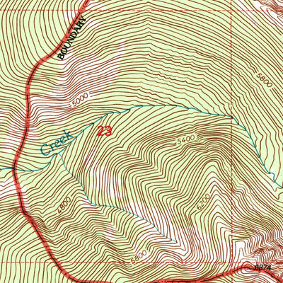 United States Geological Survey Crowell Mountain, MT (1997, 24000-Scale) digital map