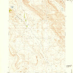 United States Geological Survey Crowheart NE, WY (1952, 24000-Scale) digital map