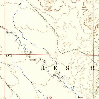United States Geological Survey Crowheart NE, WY (1952, 24000-Scale) digital map