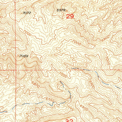 United States Geological Survey Crowheart NE, WY (1952, 24000-Scale) digital map
