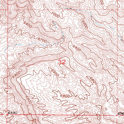 United States Geological Survey Crowheart NE, WY (1957, 24000-Scale) digital map