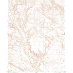 United States Geological Survey Crowheart NW, WY (1952, 24000-Scale) digital map