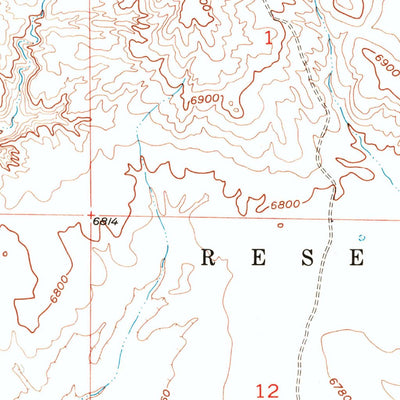 United States Geological Survey Crowheart NW, WY (1952, 24000-Scale) digital map