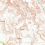 United States Geological Survey Crowheart NW, WY (1952, 24000-Scale) digital map