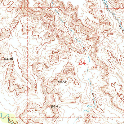 United States Geological Survey Crowheart NW, WY (1952, 24000-Scale) digital map