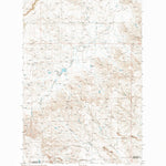 United States Geological Survey Crowley Dam, MT (1986, 24000-Scale) digital map