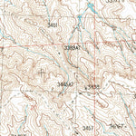 United States Geological Survey Crowley Dam, MT (1986, 24000-Scale) digital map