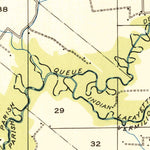 United States Geological Survey Crowley East, LA (1946, 31680-Scale) digital map