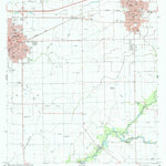 United States Geological Survey Crowley East, LA (1983, 24000-Scale) digital map