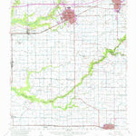 United States Geological Survey Crowley, LA (1955, 62500-Scale) digital map