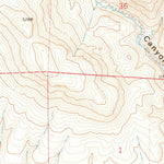 United States Geological Survey Crowley, OR (1972, 24000-Scale) digital map