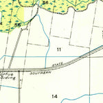 United States Geological Survey Crowley West, LA (1949, 31680-Scale) digital map