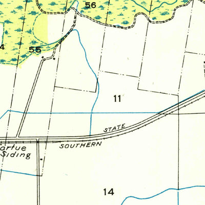 United States Geological Survey Crowley West, LA (1949, 31680-Scale) digital map