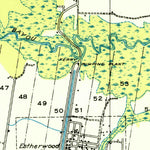 United States Geological Survey Crowley West, LA (1949, 31680-Scale) digital map