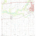 United States Geological Survey Crowley West, LA (1983, 24000-Scale) digital map