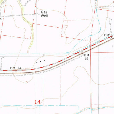 United States Geological Survey Crowley West, LA (1983, 24000-Scale) digital map