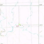 United States Geological Survey Crown Butte Creek NW, ND (1980, 24000-Scale) digital map