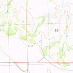 United States Geological Survey Crown Butte Creek NW, ND (1980, 24000-Scale) digital map