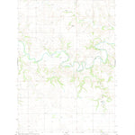 United States Geological Survey Crown Butte Creek SE, ND (1980, 24000-Scale) digital map