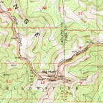 United States Geological Survey Crown Butte, MT-WY (1955, 62500-Scale) digital map